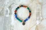 akasha Living Earth Bracelet 8mm stretch elastic essential oil diffuser