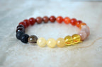 Akasha Inner Flame Bracelet - Fire Element 8mm stretch elastic essential oil diffuser bracelet
