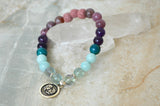 Zodiac gemini 8mm stretch elastic oil diffuser bracelet