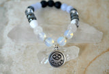 Zodiac gemini 8mm stretch elastic oil diffuser bracelet