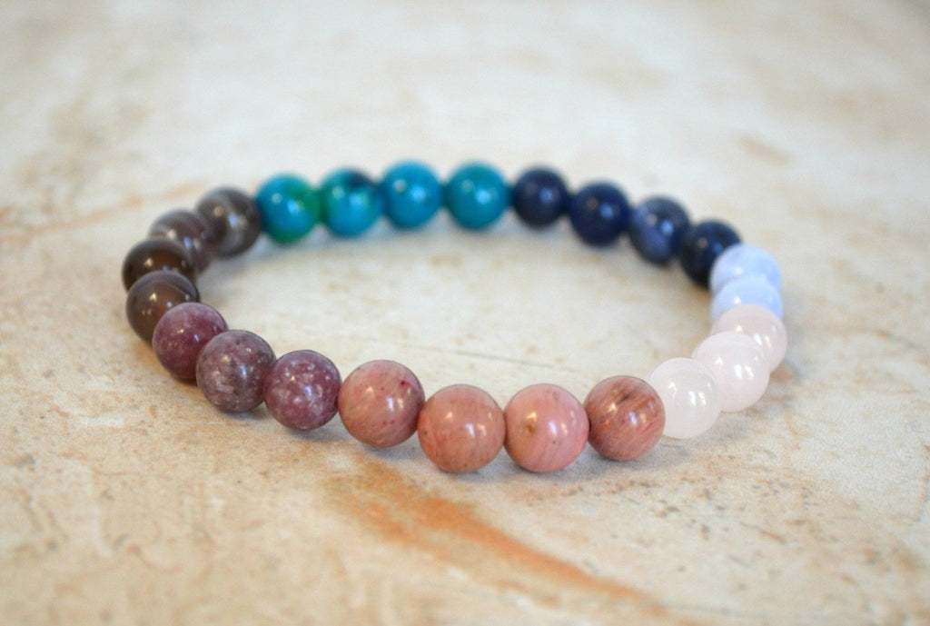 Sweet Strength diabetes awareness 8mm elastic stretch bracelet