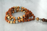 Strength Mandala Essence Essential Oil Diffuser Mala Picture Jasper Rudraksha