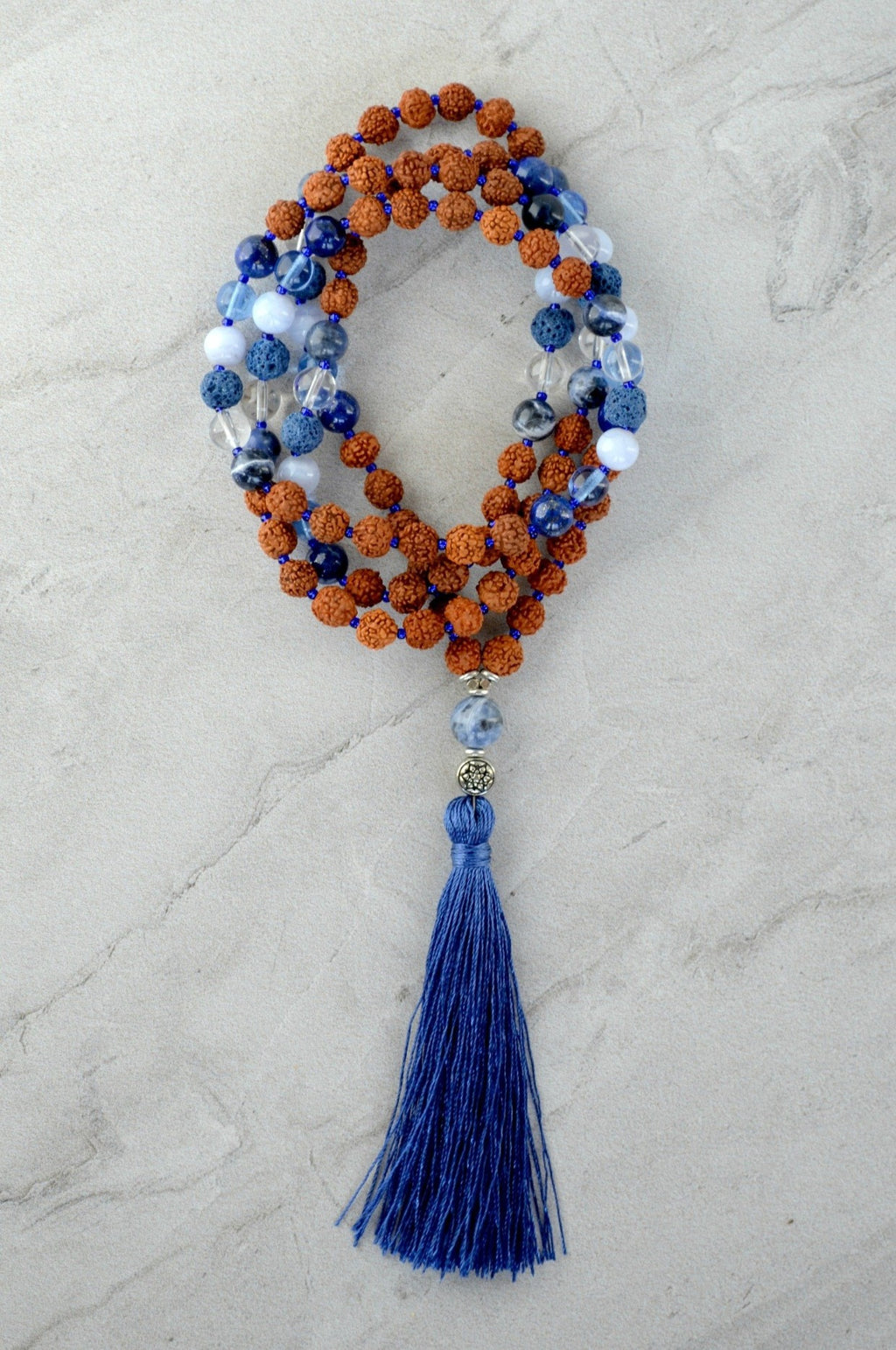 Expression Mandala Essence Essential Oil Diffuser Mala Sodalite Rudraksha