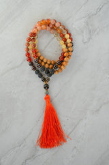 Akasha Inner Flame Fire Element Essential Oil Diffuser Mala