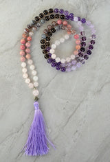 Heal My Heart Thrive Gemstone Meditation Mala