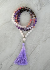 Heal My Heart Thrive Gemstone Meditation Mala