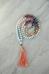 I Am Enough Gemstone Meditation Mala Thrive