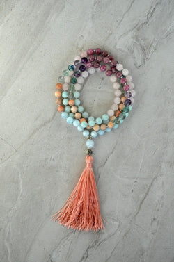 I Am Enough Gemstone Meditation Mala Thrive