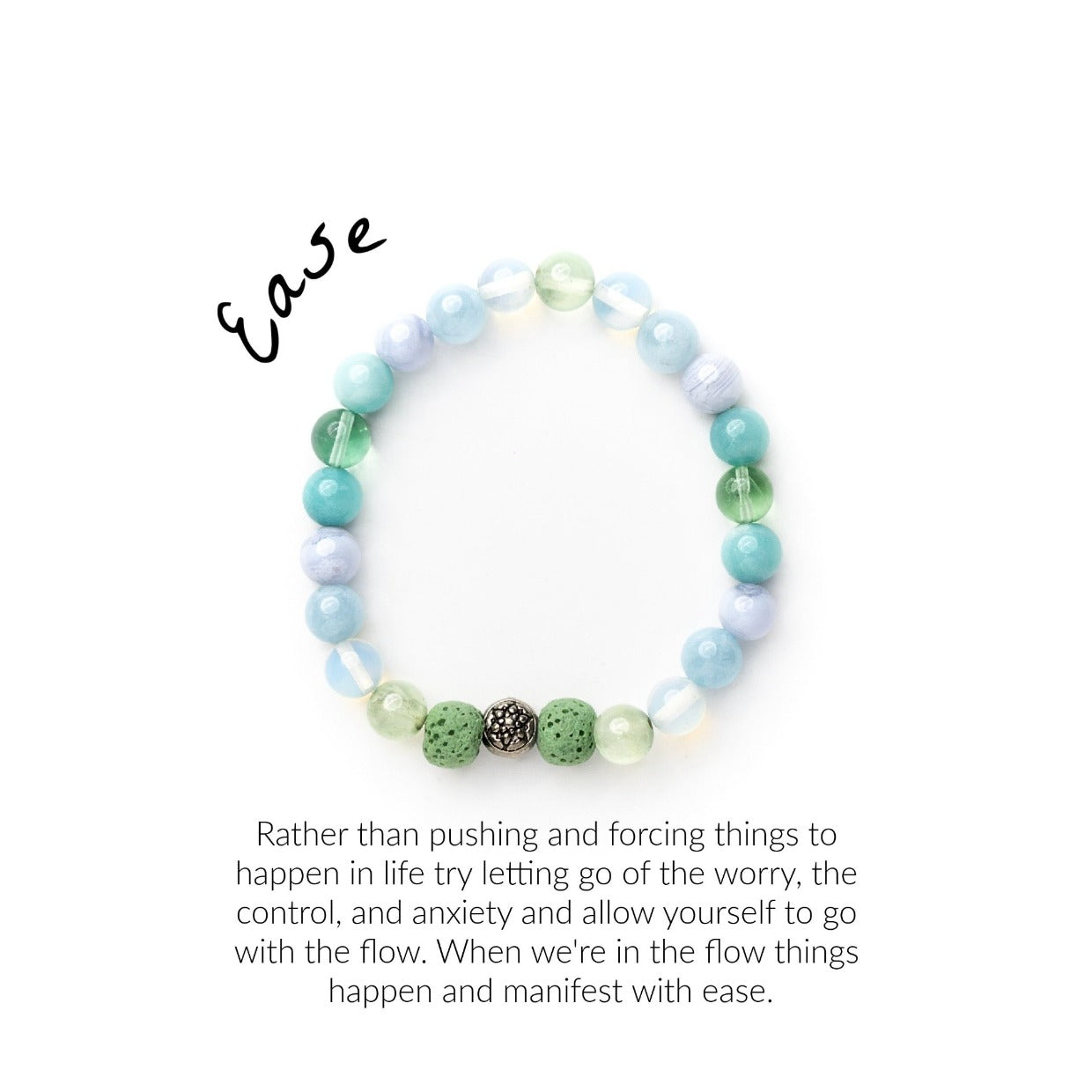 thrive Ease oil diffuser 8mm elastic stretch bracelet