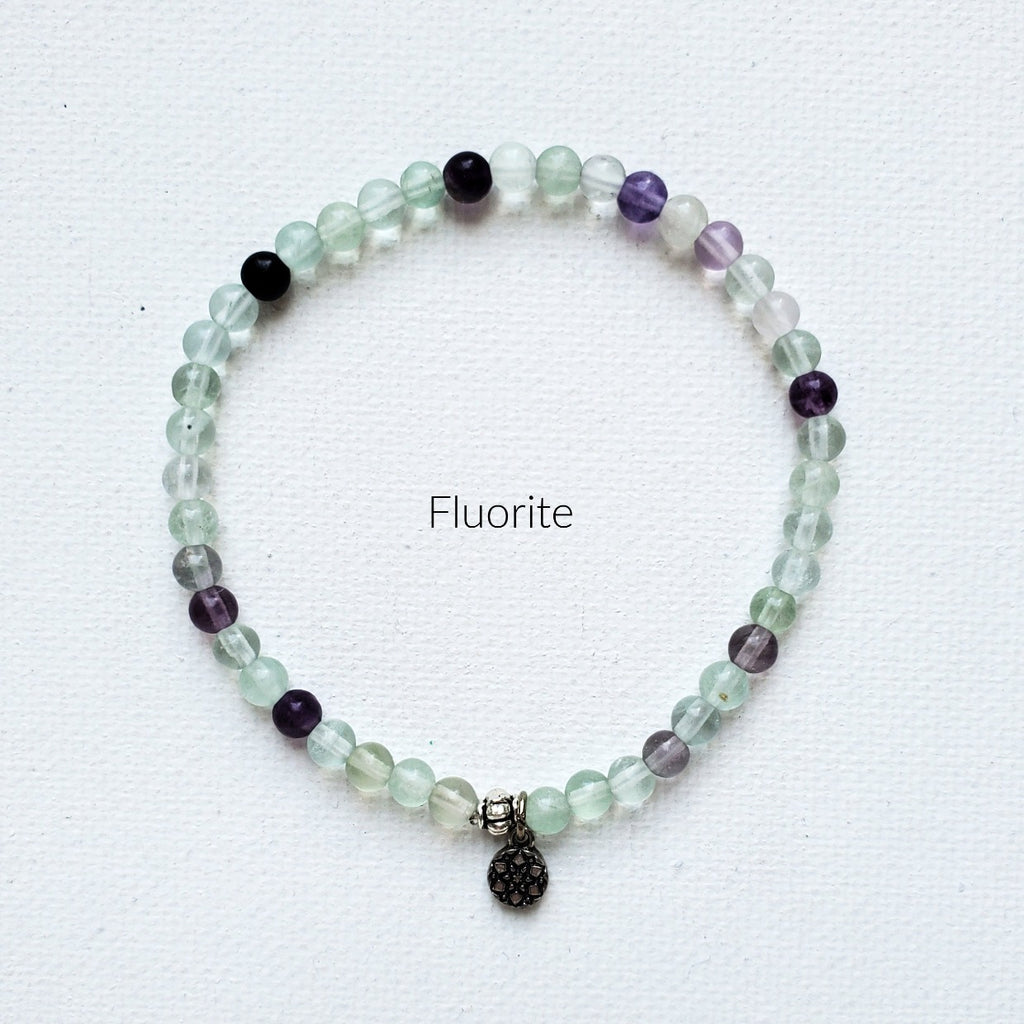 Moxie Amplifier 4mm fluorite bracelet
