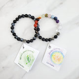 The Gatekeeper full balance chakra and protection bracelet set