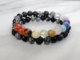 The Gatekeeper full balance chakra and protection bracelet set