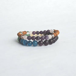 grateful heart bracelet set