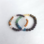 grateful heart bracelet set