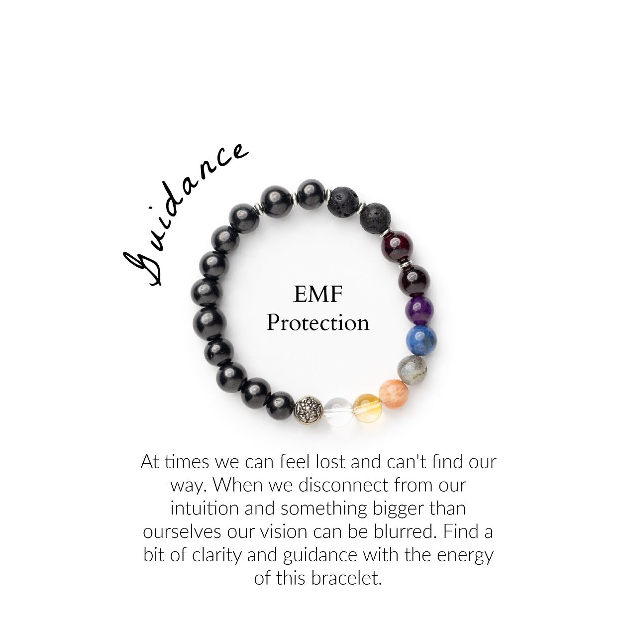 Guidance shungite emf protection bracelet moxie malas