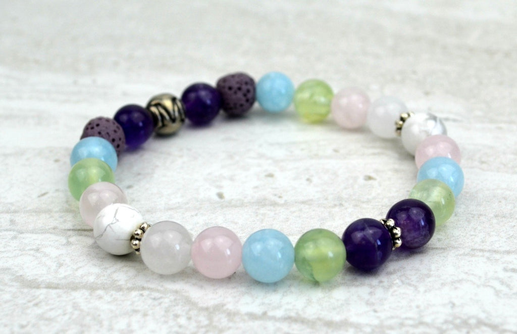 Intention I just cant even 8mm stretch elastic oil diffuser bracelet 