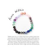 thrive peace within 8mm stretch elastic oil diffuser bracelet