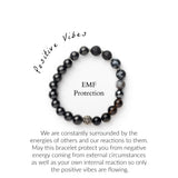 Positive Vibes shungite emf protection bracelet moxie malas