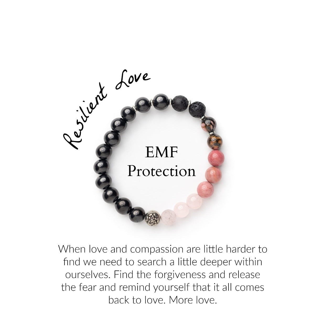 Resilient Love shungite EMF protection bracelet moxie malas