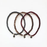 Root Chakra Amplifier Stack Hematite Smoky Quartz Garnet