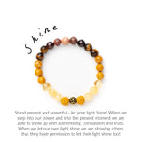 Thrive shine 8mm stretch elastic essential oil diffuser bracelet