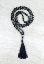 Steady Men's Intention Mala Hematite Shungite Onyx