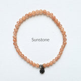 Moxie Amplifier 4mm sunstone bracelet