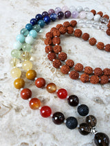 Pride rainbow mala love is love full chakra