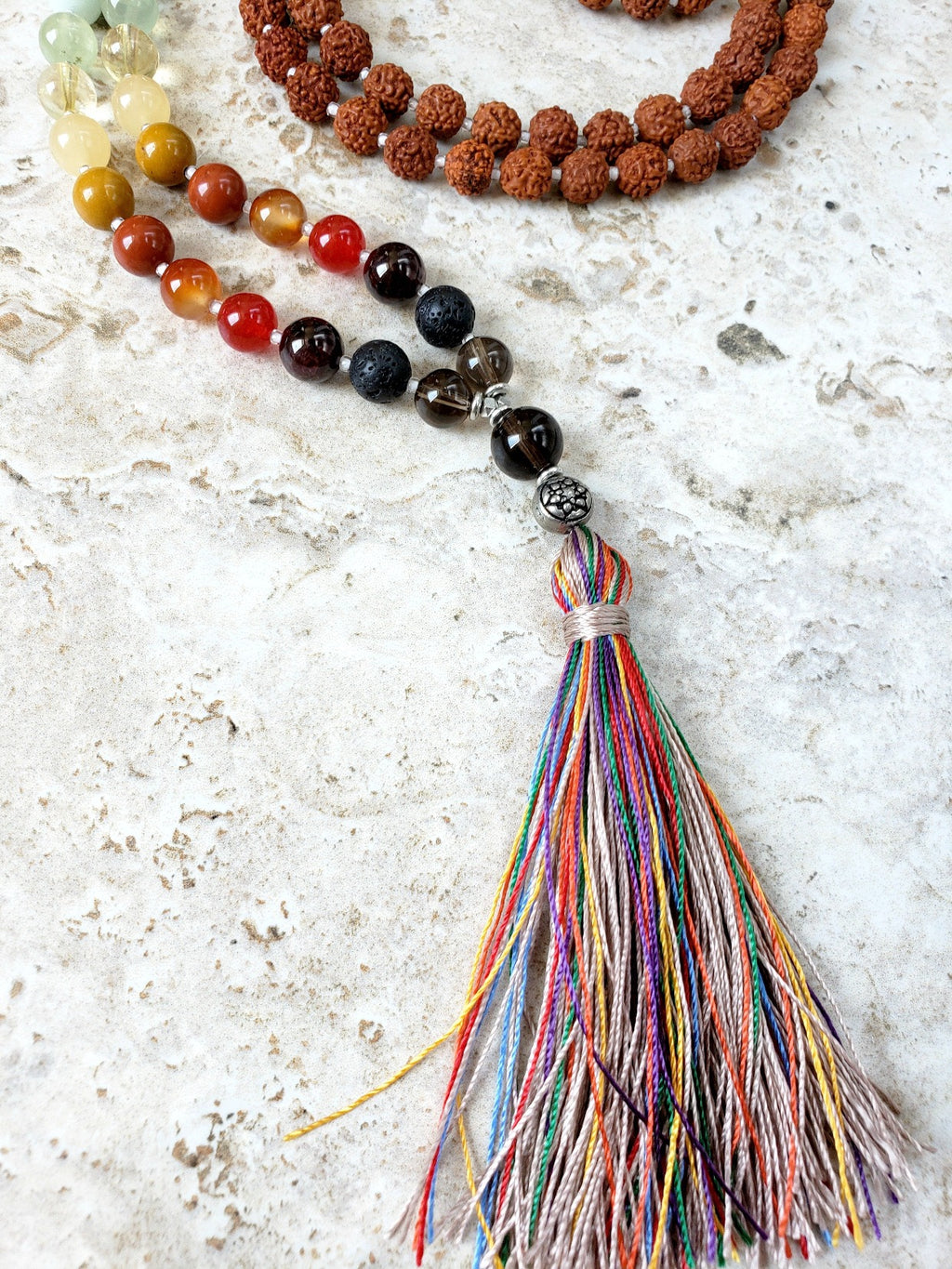 Pride rainbow mala love is love full chakra