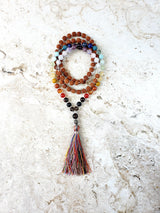 Pride rainbow mala love is love full chakra