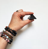 Shungite pyramid 1 3/8 inch